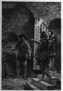 The Capture of Guy Fawkes by French School
