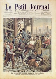 The Catastrophe at Courrieres, from Le Petit Journal, 25th March 1906