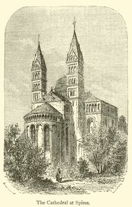 The Cathedral at Spires by French School