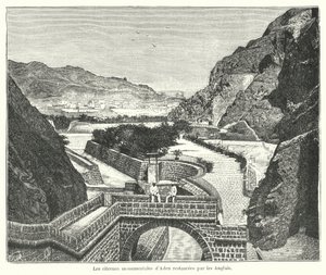 The Cisterns of Tawila, Aden, restored by the British by French School