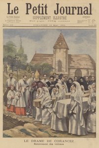 The Corancez murders; burial of the victims