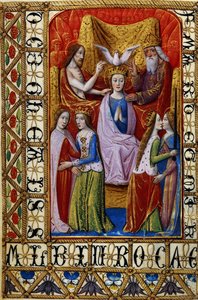 The Coronation of the Virgin by the Holy Trinity by French School