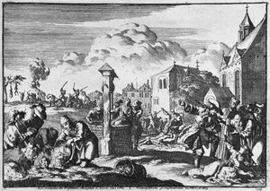 The Cruelty of President Marsaut at Niort against the Protestants, 1684 by French School