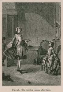 The Dancing Lesson, after Cazot by French School