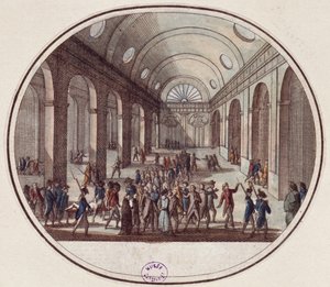 The Death of Twenty One Girondist Deputies, 31st October 1793 by French School
