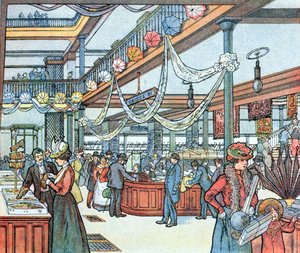 The Department Store, illustration from Cours Schweiter
