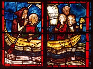 The Departure for Jerusalem, from the story of St. Mary of Egypt in the Chapelle de la Sainte-Croix