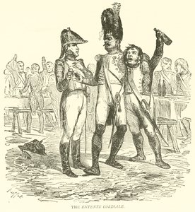 The Entente Cordiale (engraving) by French School