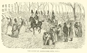 The Entry of Alexander into Paris by French School