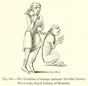 The Exhibitor of Strange Animals by French School