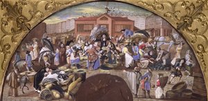 The Fish Market at Les Halles by French School