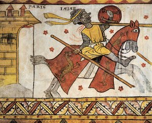 The Frankish Lord Guillaume au Court-Nez Kills the Buckwheat Chief Iaian by French School