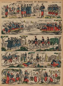 The French Army on manoeuvres