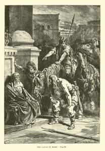 The Gauls in Rome by French School