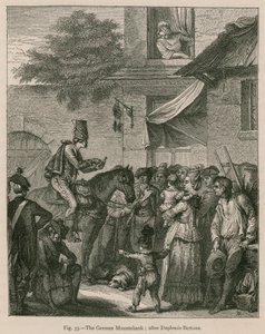 The German Mountebank; after Duplessis-Bertaux by French School