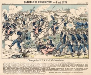 The Heroic Charge of the French Cavalry during the Battle of Reichshoffen, 6 August 1870
