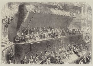The Imperial Box at the Grand Opera, Paris by French School