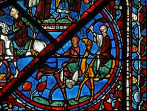 The Joseph Window: His Brothers Return from Egypt