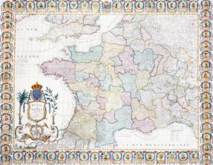 The Kingdom of France Divided into Local Governments by French School