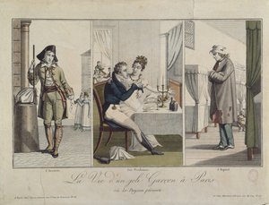 The Life of a Good-looking Boy in Paris by French School