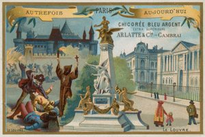 The Louvre, Paris by French School