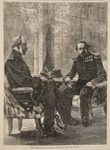 The Meeting of Napoleon and the King of Prussia, September 1870, illustration from Cassells History of the War between France and Germany, 1870-1871