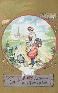 The Milkmaid and Her Pail by French School