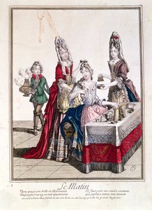 The Morning, Lady at her Toilet, 2nd half of 17th century by French School
