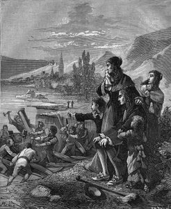 The Munden mariners destroyed the "steamboat" by Denis Papin (1647-1712), a French physicist and inventor by French School