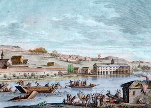 The Nantes Drowning, Reign of Terror, 1793 by French School