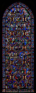 The Passion window by French School