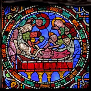 The Passion Window: Anointing Christ