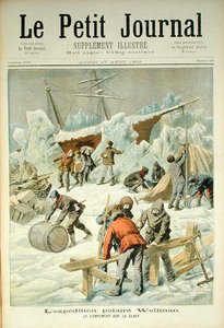 The Polar Expedition of Walter Wellmann (1858-1934) from Le Petit Journal, 27th August 1894 by French School