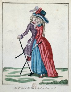 The Power of the silver crown of six pounds, late 18th century by French School