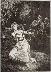 The Pythia, from History of Magic by Paul Christian, published late 19th century by French School