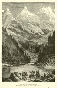 The Rocky Mountains by French School