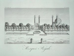 The Royal Mosque at Isfahan, from 