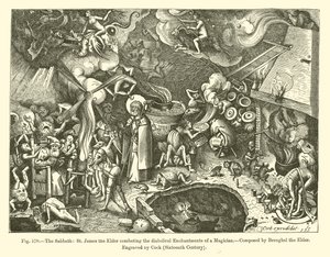 The Sabbath: St. James the Elder combating the Diabolical Enchantments of a Magician