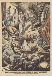 The San Francisco earthquake of 1906 by French School