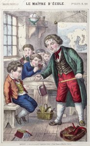 The School Master by French School