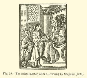 The Schoolmaster by French School