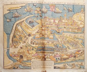 The Siege of Calais, 1558 by French School
