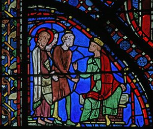 The St James Window: James Before Herod by French School