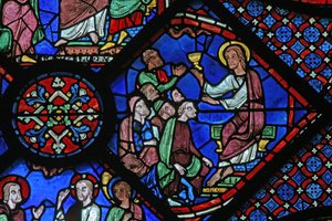 The St James Window: He Preaches in the Synagogue by French School