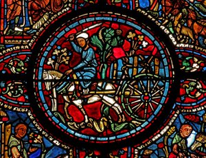 The St Lubin Window: Moving the Wine by French School