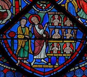 The St Thomas Window: Gad Shown a Palace by an Angel by French School