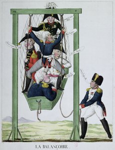 The Swing, caricature of Napoleon, c.1814 by French School