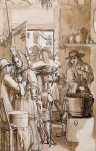 The Theriac Seller by French School