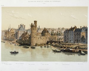 The Tower of Nesles and the Hotel de Guenegaud in 1650 - in 