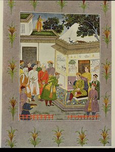 The Traveller Bowing Before the King, Illustration for 